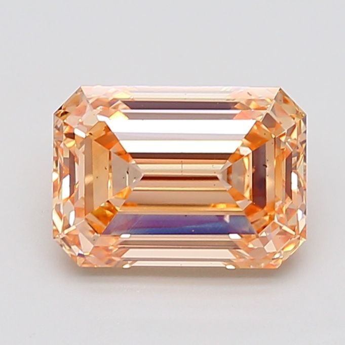 Lab-Grown Emerald Diamond - 4.09 Carats, Fancy Yellow Color, VS2 Clarity - Certified by IGI - Report Number: LG668437286