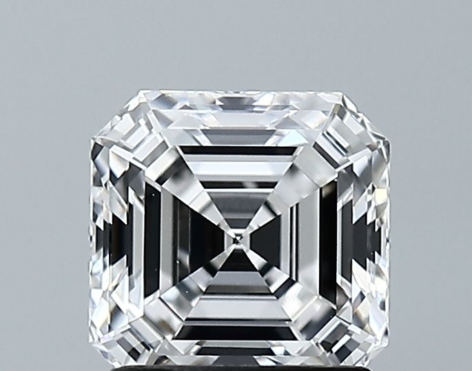 Lab-Grown Asscher Diamond - 1.56 Carats, E Color, VVS2 Clarity - Certified by GIA - Report Number: 2507536238