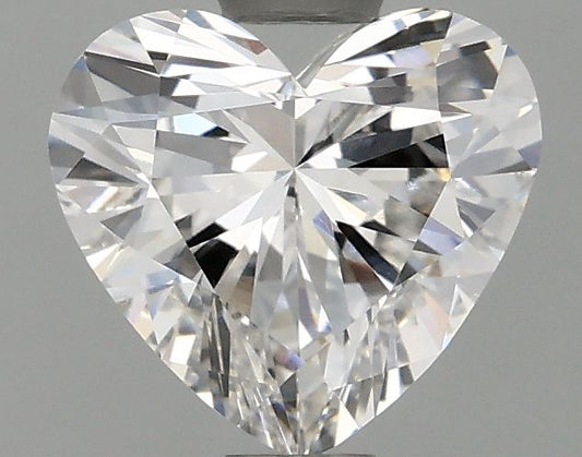 Lab-Grown Heart Diamond - 0.98 Carats, F Color, VVS2 Clarity - Certified by IGI - Report Number: LG678555938