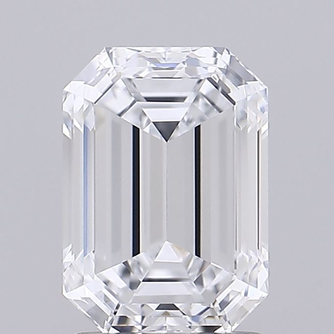 Lab-Grown Emerald Diamond - 1.48 Carats, D Color, VVS2 Clarity - Certified by IGI - Report Number: LG680587297