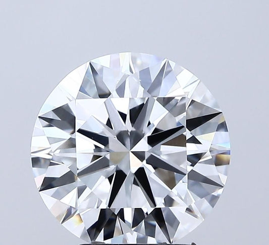 Lab-Grown Round Diamond - 3.5 Carats, E Color, VS1 Clarity - Certified by IGI - Report Number: LG689510812
