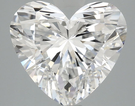 Lab-Grown Heart Diamond - 2.99 Carats, E Color, VVS2 Clarity - Certified by IGI - Report Number: LG695523899