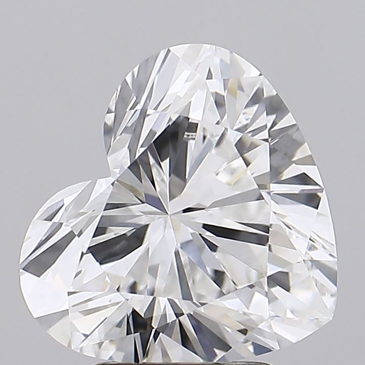 Lab-Grown Heart Diamond - 3.57 Carats, E Color, VVS2 Clarity - Certified by IGI - Report Number: LG700587982