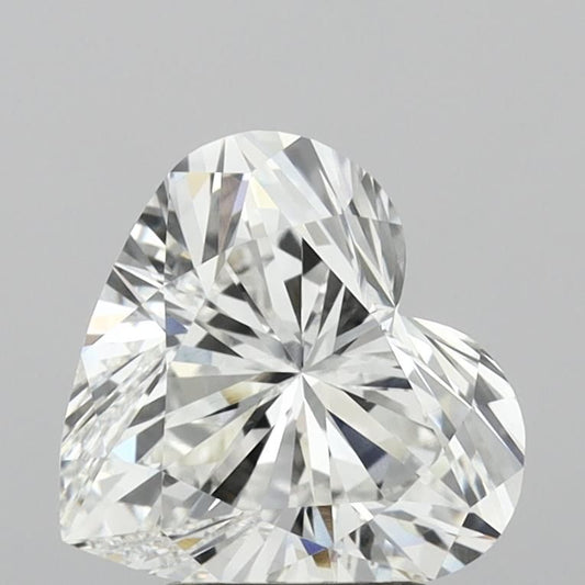 Lab-Grown Heart Diamond - 3.53 Carats, F Color, VVS1 Clarity - Certified by IGI - Report Number: LG640490370