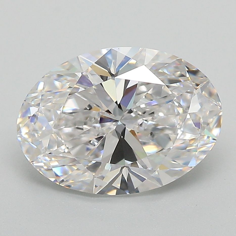 Lab-Grown Oval Diamond - 2.97 Carats, E Color, VVS2 Clarity - Certified by IGI - Report Number: LG668429966
