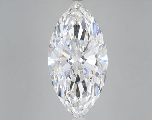 Lab-Grown Marquise Diamond - 8.9 Carats, F Color, VS1 Clarity - Certified by GIA - Report Number: 5496535620