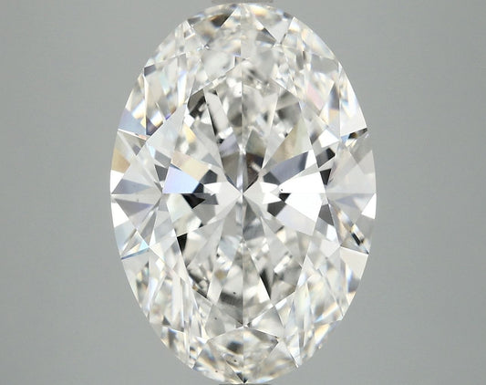 Lab-Grown Oval Diamond - 6.11 Carats, F Color, VS2 Clarity - Certified by IGI - Report Number: LG710548158