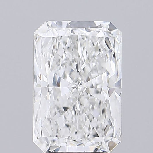 Lab-Grown Radiant Diamond - 3.51 Carats, E Color, VVS2 Clarity - Certified by IGI - Report Number: LG715553391