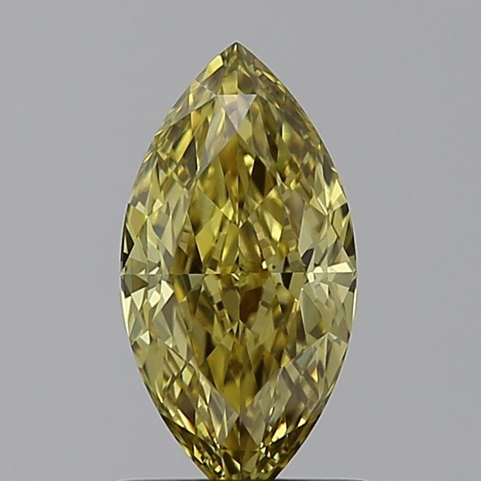 Lab-Grown Marquise Diamond - 1.03 Carats, Fancy Intense Yellow Color, VS1 Clarity - Certified by IGI - Report Number: LG598326415