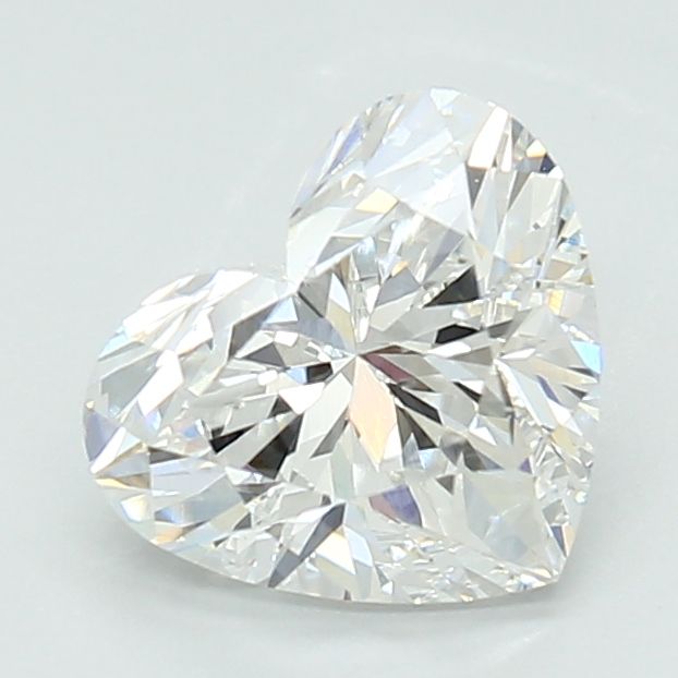 Lab-Grown Heart Diamond - 1.47 Carats, E Color, VS1 Clarity - Certified by IGI - Report Number: LG691531733