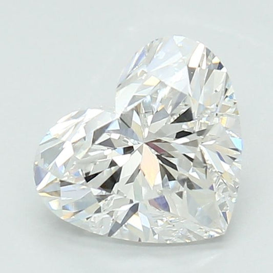 Lab-Grown Heart Diamond - 1.47 Carats, E Color, VS1 Clarity - Certified by IGI - Report Number: LG691531733