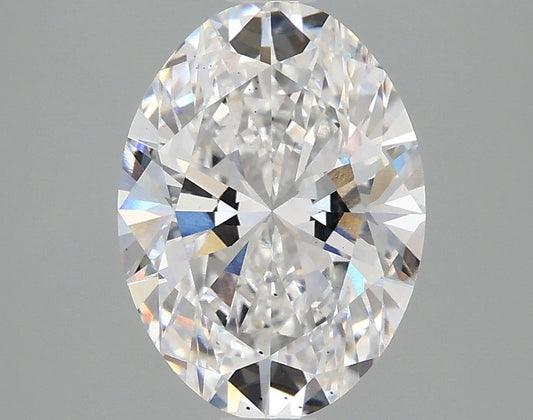 Lab-Grown Oval Diamond - 2.58 Carats, E Color, VS2 Clarity - Certified by IGI - Report Number: LG677550574