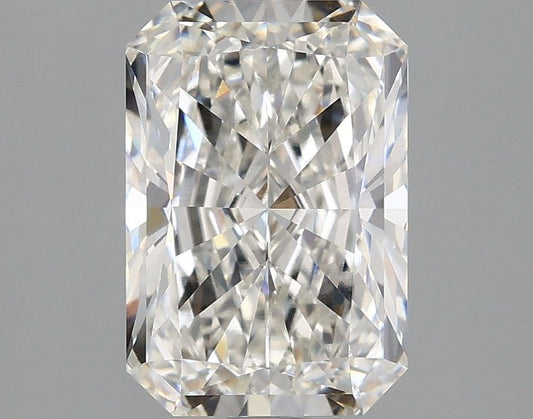 Lab-Grown Radiant Diamond - 2.96 Carats, F Color, VVS2 Clarity - Certified by IGI - Report Number: LG666406542