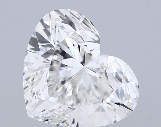 Lab-Grown Heart Diamond - 5.07 Carats, F Color, VVS2 Clarity - Certified by IGI - Report Number: LG669446877