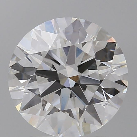 Lab-Grown Round Diamond - 3.0 Carats, E Color, VVS2 Clarity - Certified by IGI - Report Number: LG688507727