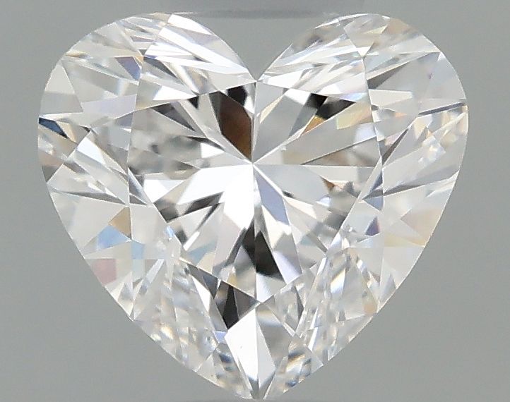 Lab-Grown Heart Diamond - 0.96 Carats, E Color, VVS2 Clarity - Certified by IGI - Report Number: LG687502936