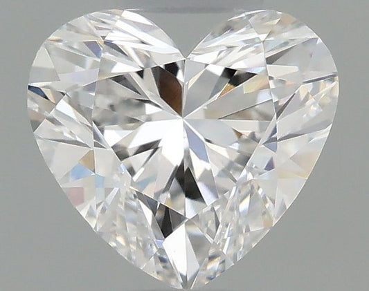 Lab-Grown Heart Diamond - 0.96 Carats, E Color, VVS2 Clarity - Certified by IGI - Report Number: LG687502936