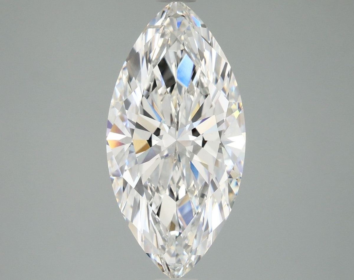 Lab-Grown Marquise Diamond - 3.03 Carats, F Color, VVS2 Clarity - Certified by IGI - Report Number: LG659411804