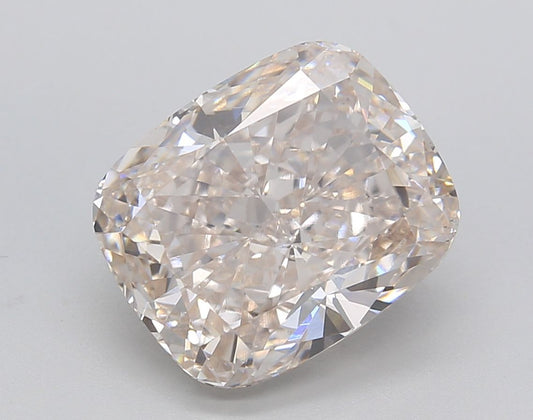 Lab-Grown Cushion Diamond - 5.14 Carats, Fancy Vivid Blue Color, VS2 Clarity - Certified by IGI - Report Number: LG668437272