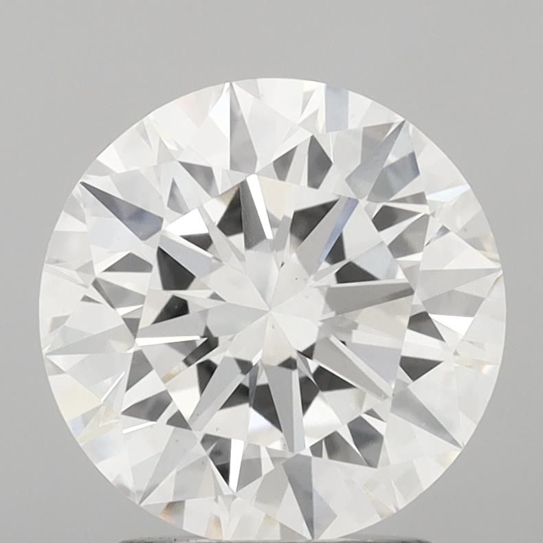 Lab-Grown Round Diamond - 2.95 Carats, F Color, VS1 Clarity - Certified by IGI - Report Number: LG678575539
