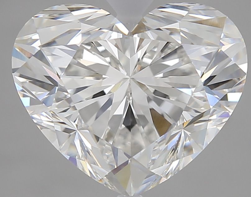 Lab-Grown Heart Diamond - 4.01 Carats, F Color, VVS2 Clarity - Certified by IGI - Report Number: LG662418969