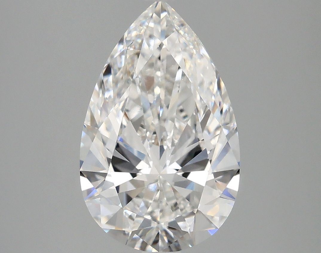 Lab-Grown Pear Diamond - 2.97 Carats, E Color, VVS2 Clarity - Certified by IGI - Report Number: LG678527539