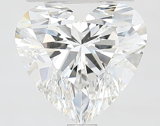 Lab-Grown Heart Diamond - 2.58 Carats, E Color, VVS2 Clarity - Certified by IGI - Report Number: LG640445768