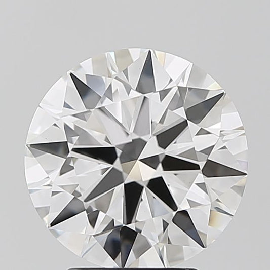Lab-Grown Round Diamond - 3.02 Carats, E Color, VVS2 Clarity - Certified by IGI - Report Number: LG696515223
