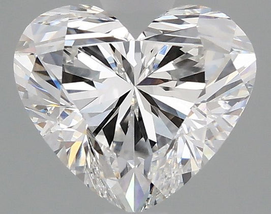 Lab-Grown Heart Diamond - 1.96 Carats, E Color, VS1 Clarity - Certified by IGI - Report Number: LG680521493