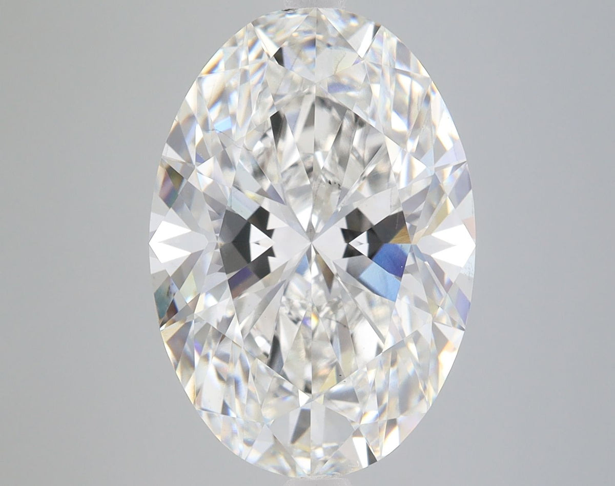 Lab-Grown Oval Diamond - 7.13 Carats, F Color, VS2 Clarity - Certified by IGI - Report Number: LG557236327
