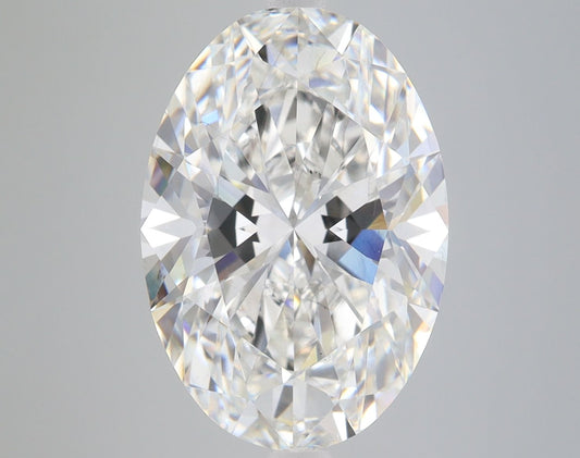 Lab-Grown Oval Diamond - 7.13 Carats, F Color, VS2 Clarity - Certified by IGI - Report Number: LG557236327