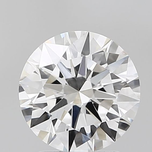 Lab-Grown Round Diamond - 1.99 Carats, F Color, VVS2 Clarity - Certified by IGI - Report Number: LG690512866