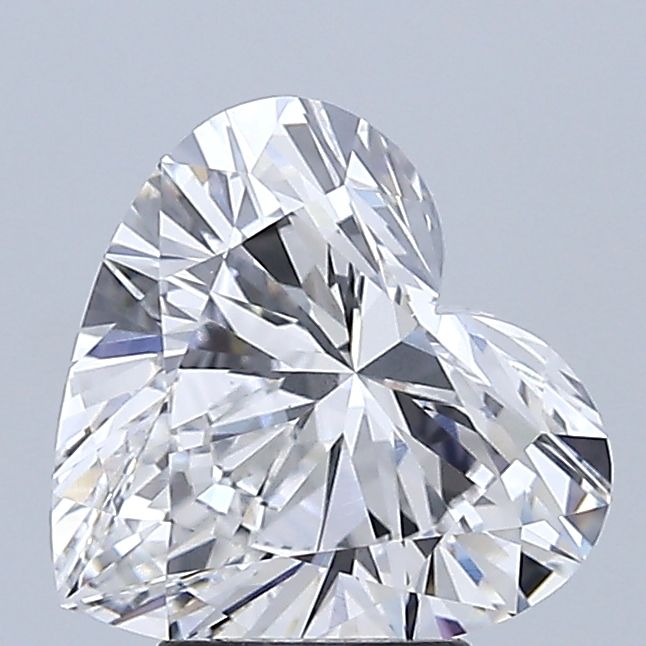 Lab-Grown Heart Diamond - 4.02 Carats, E Color, VVS2 Clarity - Certified by IGI - Report Number: LG675550174