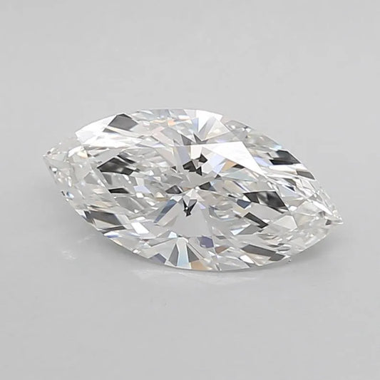 1,23 ct Marquise-Diamant im Labor (Farbe E, Reinheit IF, Schliff EX, IGI-zertifiziert)