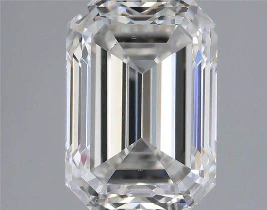 2.74ct Emerald Lab Grown Diamond (Colour G, Clarity VVS2, IGI Certified)
