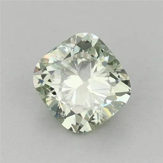 0.75ct Cushion brilliant Lab Grown Diamond (Colour Fancy Intense Green, Clarity VS1, IGI Certified)