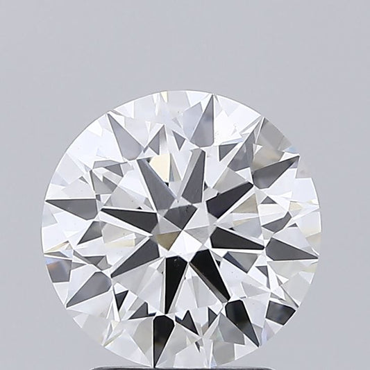 Lab-Grown Round Diamond - 2.54 Carats, F Color, VS1 Clarity - Certified by IGI - Report Number: LG680533107