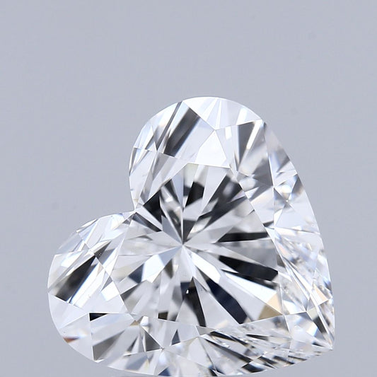 Lab-Grown Heart Diamond - 4.05 Carats, E Color, VS1 Clarity - Certified by IGI - Report Number: LG692596632