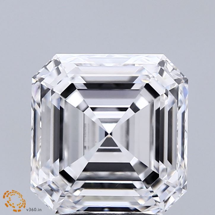 Lab-Grown Asscher Diamond - 4.03 Carats, E Color, VVS2 Clarity - Certified by IGI - Report Number: LG714504093