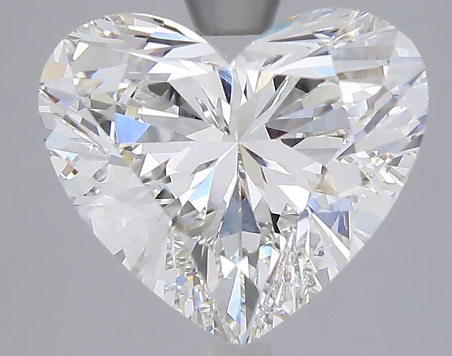 Lab-Grown Heart Diamond - 4.05 Carats, F Color, VVS2 Clarity - Certified by IGI - Report Number: LG681579335