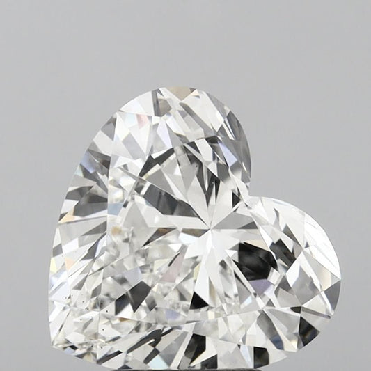 Lab-Grown Heart Diamond - 4.06 Carats, E Color, VS2 Clarity - Certified by IGI - Report Number: LG638432609
