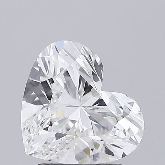 Lab-Grown Heart Diamond - 2.01 Carats, E Color, VVS2 Clarity - Certified by IGI - Report Number: LG695515067