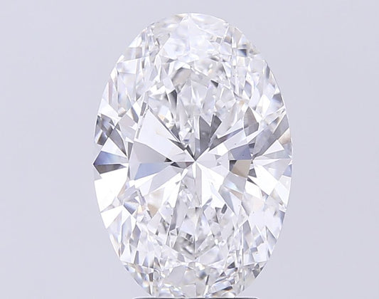Lab-Grown Oval Diamond - 4.5 Carats, E Color, VS1 Clarity - Certified by IGI - Report Number: LG713539151