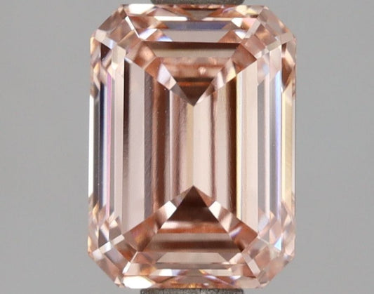 Lab-Grown Emerald Diamond - 2.02 Carats, Fancy Intense Pink Color, VVS2 Clarity - Certified by IGI - Report Number: LG685535332