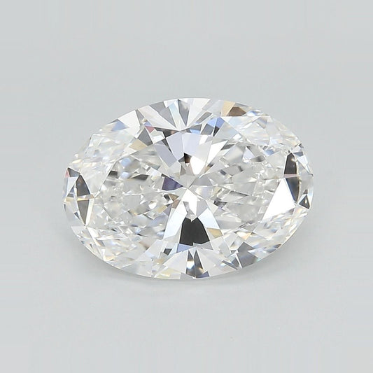 Lab-Grown Oval Diamond - 3.56 Carats, D Color, VVS2 Clarity - Certified by IGI - Report Number: LG691540827
