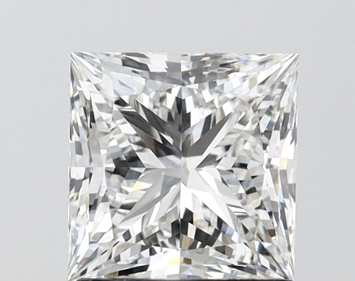 Lab-Grown Princess Diamond - 2.03 Carats, F Color, VVS2 Clarity - Certified by IGI - Report Number: LG689504974