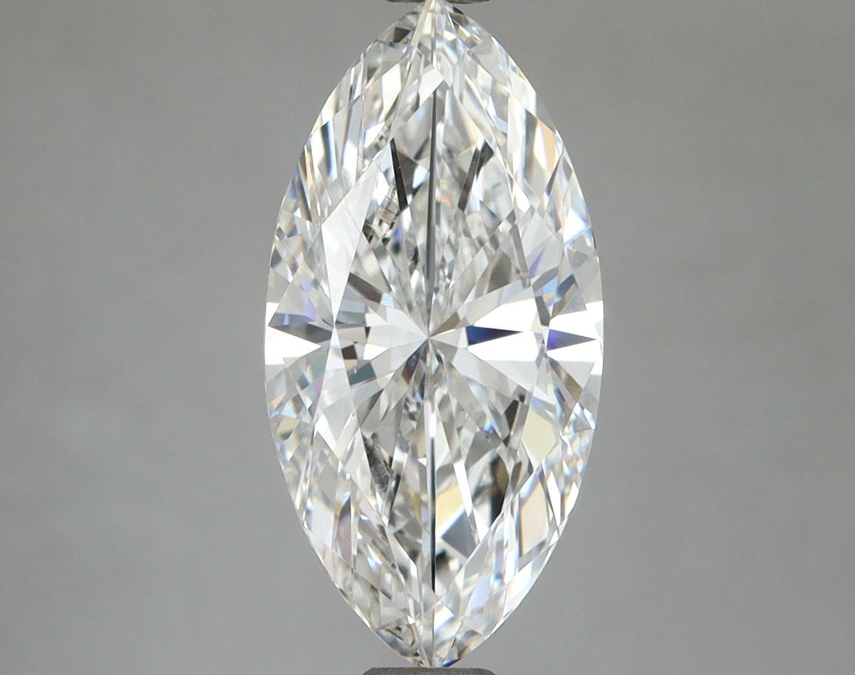 Lab-Grown Marquise Diamond - 2.59 Carats, F Color, VS1 Clarity - Certified by IGI - Report Number: LG706542169