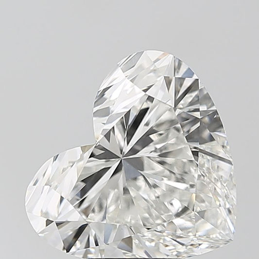 Lab-Grown Heart Diamond - 4.1 Carats, F Color, VS1 Clarity - Certified by IGI - Report Number: LG710516002
