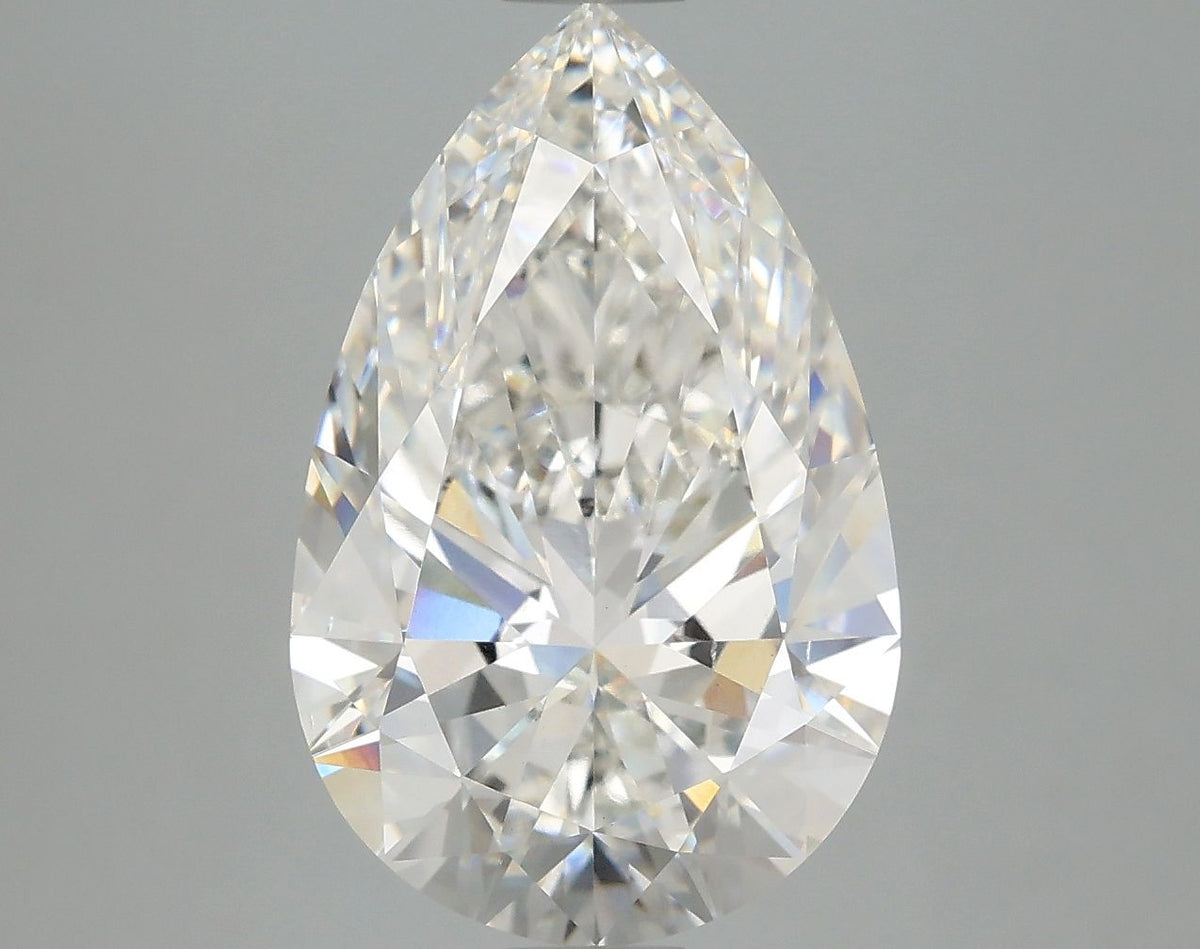 Lab-Grown Pear Diamond - 5.0 Carats, F Color, VS2 Clarity - Certified by IGI - Report Number: LG676501440