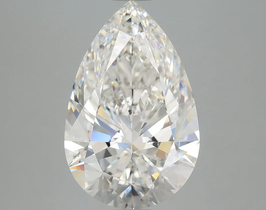 Lab-Grown Pear Diamond - 5.0 Carats, F Color, VS2 Clarity - Certified by IGI - Report Number: LG676501440